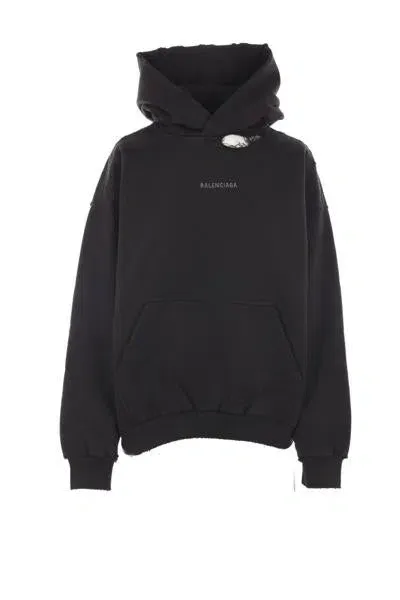 Balenciaga Sweaters In Faded Black