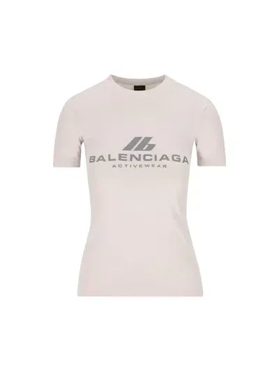 Balenciaga T-shirt And Polo In Beige