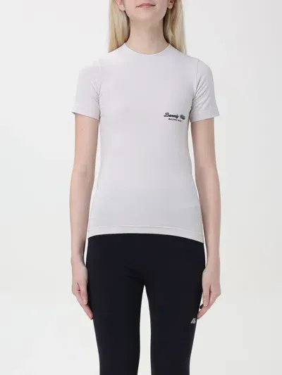 Balenciaga T-shirt  Woman Color White In Multicolor