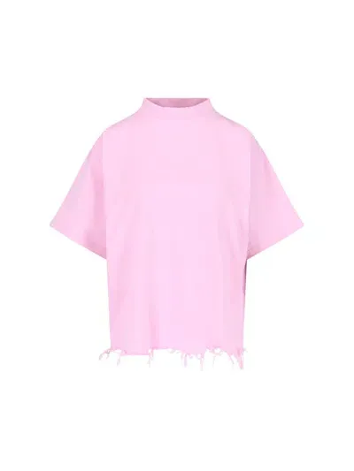 Balenciaga T-shirts And Polos In Light Pink