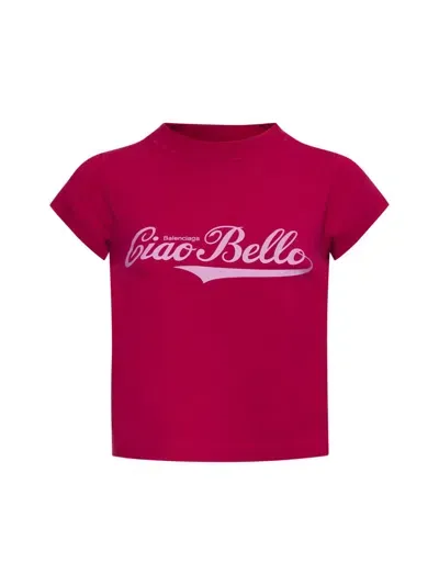 Balenciaga T-shirts And Polos In Magenta