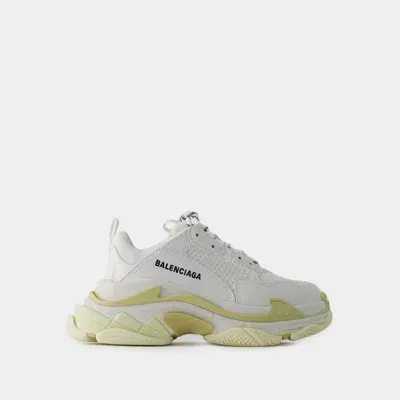 Balenciaga Triple S Sneakers In White