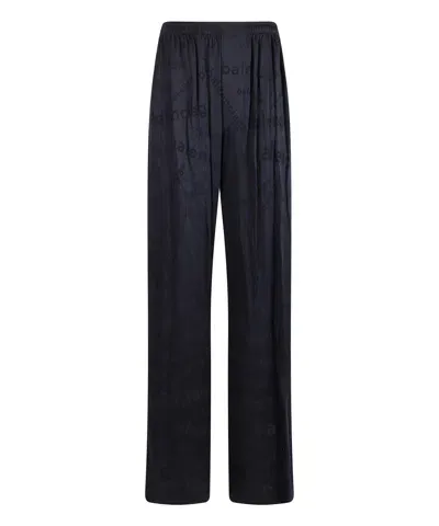 Balenciaga Trousers In Blue