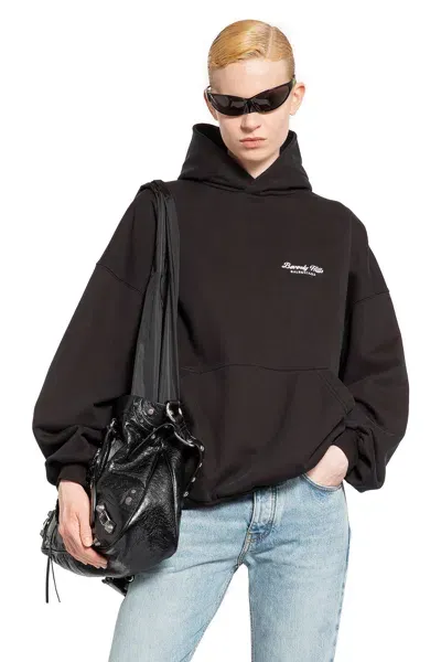 Balenciaga Woman Black Sweatshirts