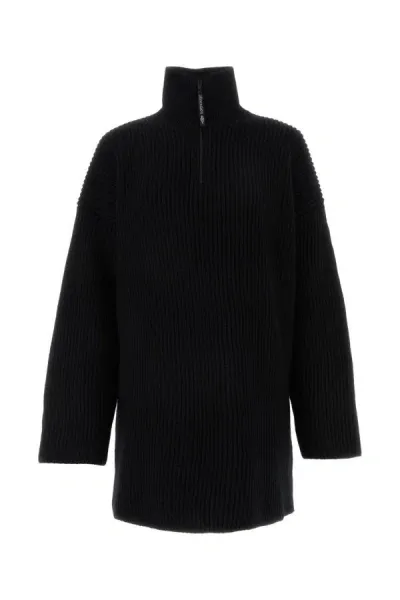 Balenciaga Black Wool Oversize Sweater