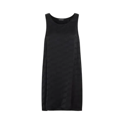 Balenciaga Bb Monogram Jacquard Longline Tank Top In Black