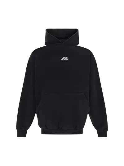 Balenciaga Black Cotton Oversize Sweatshirt