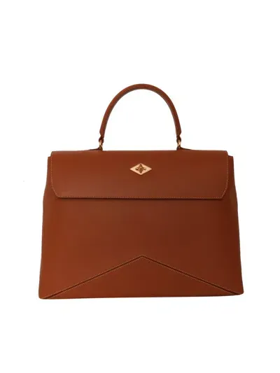 Ballantyne Diamond Tote Bag In Brown