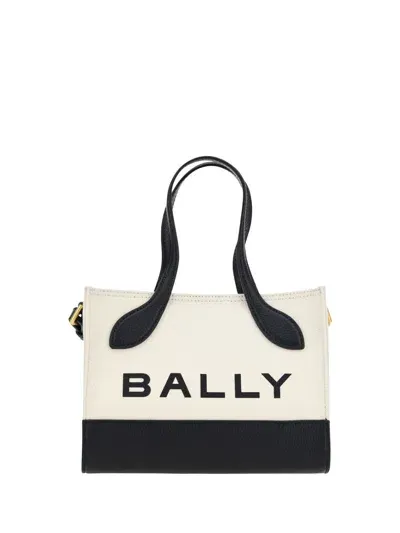 Bally Bar Keep On Logo-print Tote In White