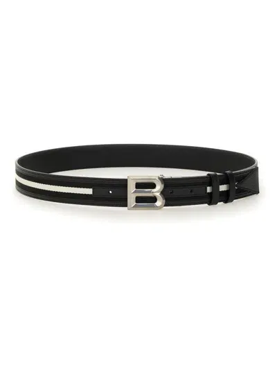 Bally B Bold Belt In Black