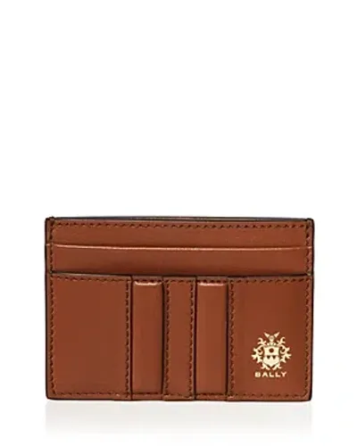 Bally Beckett Leather Card Holder In Cuero +o