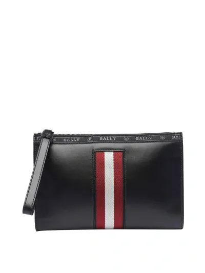 Bally Haig Clutch Bag In Black