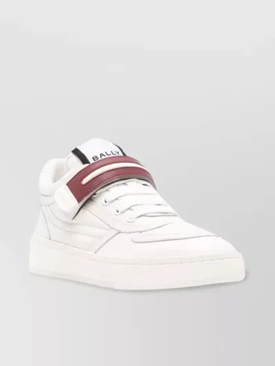 Bally Raise Royce Leather Sneakers In White