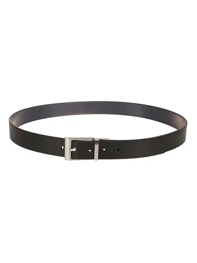 Bally Classic Rectangle Belt In Black