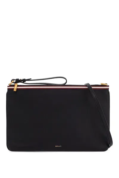 Bally Code Pouch Bag In Black