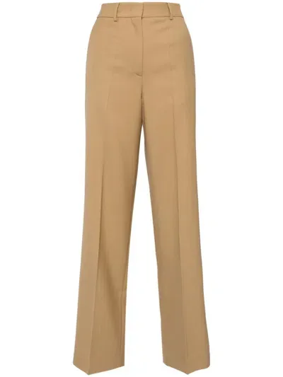 Bally Straight-leg Tailored Trousers In Brown