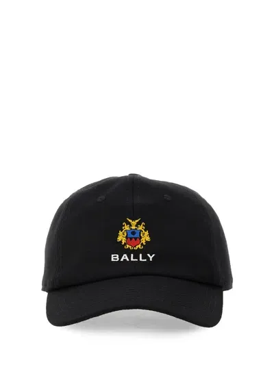 Bally Crest Logo Hat In Black