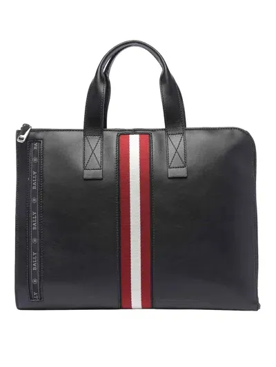 Bally Henri Brief Case In Black