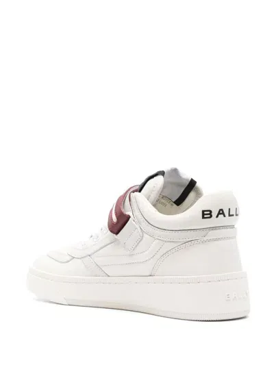 Bally Leather Sneakers In White