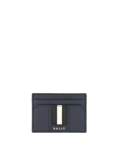 Bally Leather Wallet In Blue