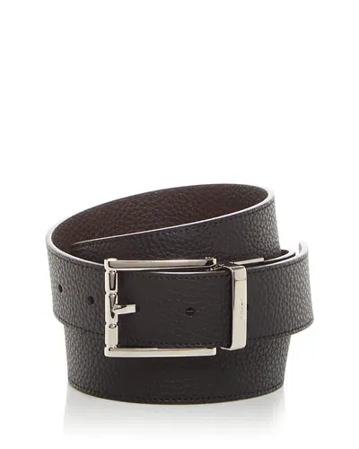 Bally Men's Astory Reversible Leather Belt In Black