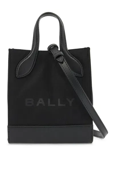 Bally Mini Canvas Bar Bag For 8 In Black