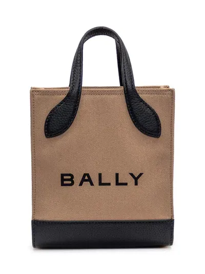 Bally Tote Mini Bag In Beige