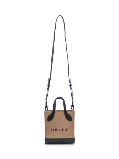 Bally Mini Tote Bag In Beige