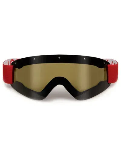 Bally Mountain Mirrored-lens Snow Goggles In Red