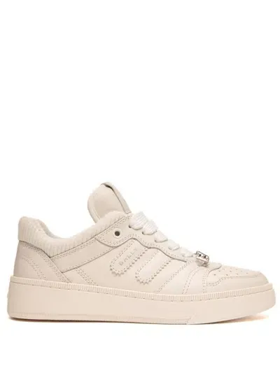 Bally Raise Leather Sneakers In Neutral