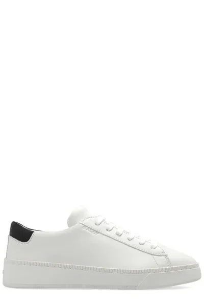 Bally Round Toe Lace In White