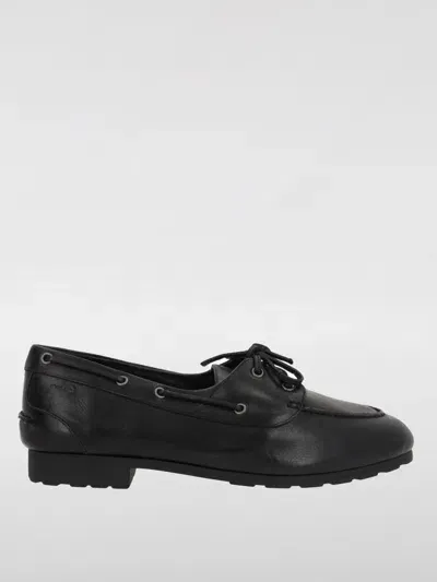 Bally Pathy Leather Derby Shoes In Schwarz