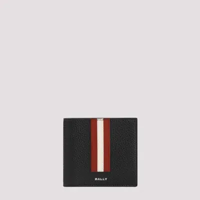 Bally Wallet In P Black Red