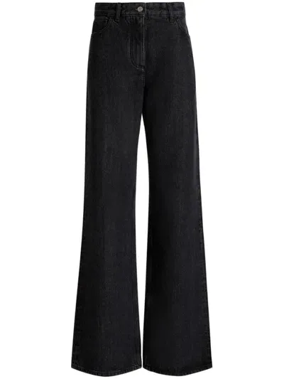 Bally Wide-leg Jeans In Grey