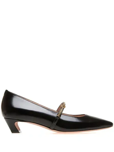 Bally With Heel In Black