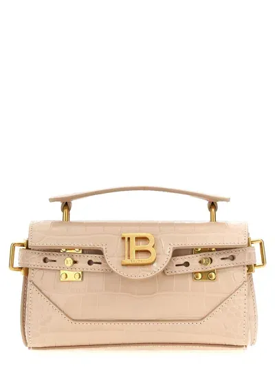 Balmain B-buzz 19 Hand Bags In Beige