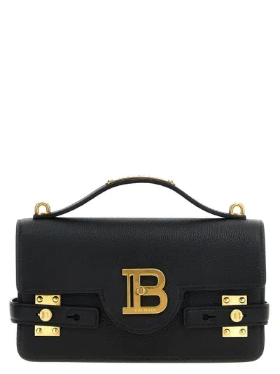 Balmain B-buzz 24 Handbag In Black