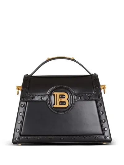 Balmain B-buzz Dynasty Shoulder Bag In Black