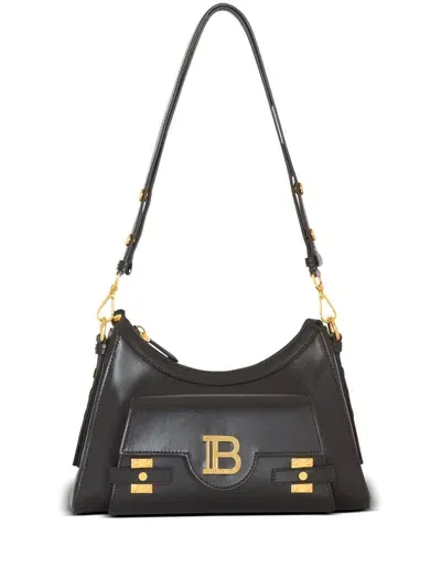 Balmain B-buzz Hobo Bag In Black  