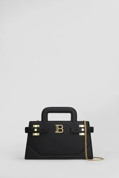 Balmain B Buzz Mini Shoulder Bag In Black