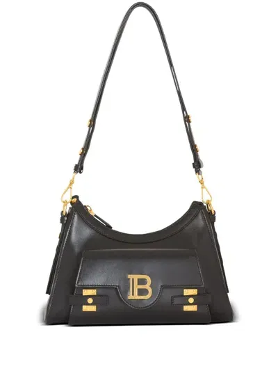 Balmain B-buzz Shoulder Bag In Black