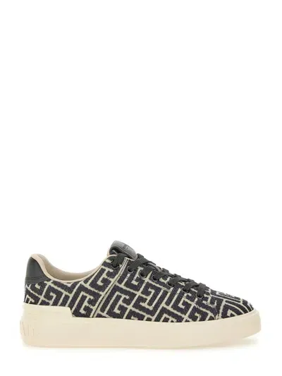 Balmain Court Sneaker Sneakers In Black