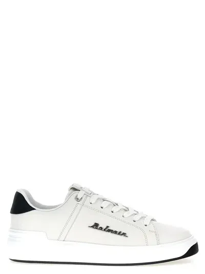 Balmain B-court Sneakers In Black