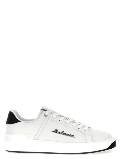 Balmain B-court Sneakers In Black