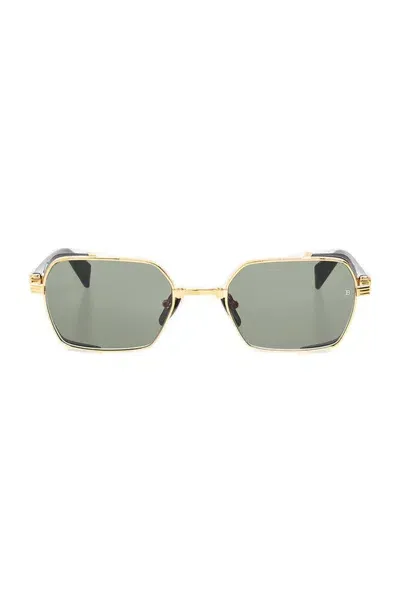 Balmain Eyewear Square Frame Sunglasses In Black