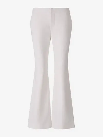 Balmain Flare Dress Trousers In White