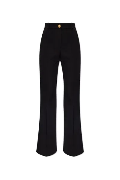 Balmain Flared Tailored Trousers In Black