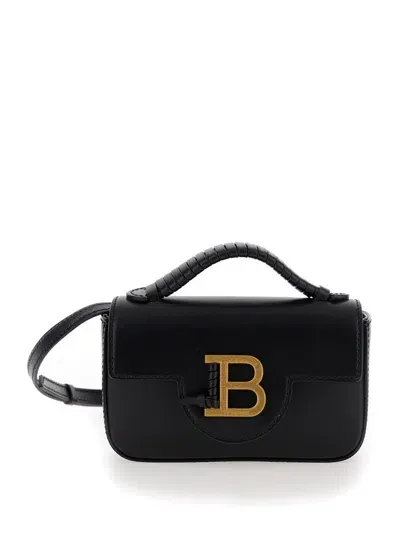 Balmain Logo-plaque Tote Bag In Black