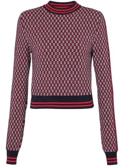 Balmain Karierter Pullover In Sjq