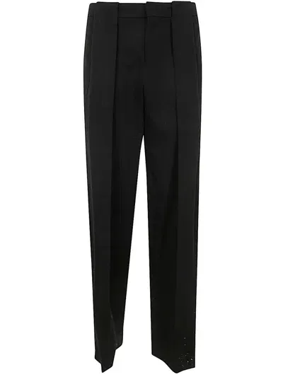 Balmain Black Monogram Trousers